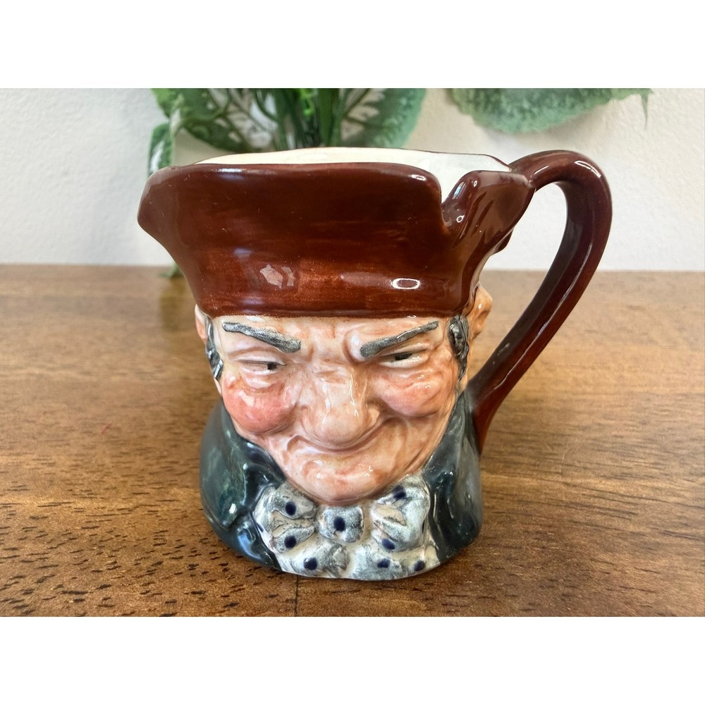 Royal Doulton Old Charley Mini Character Jug D6046 Toby Mug England Retro Decor